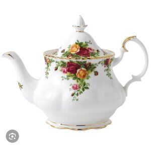Royal Albert Old Country Roses Floral Pattern Teapot